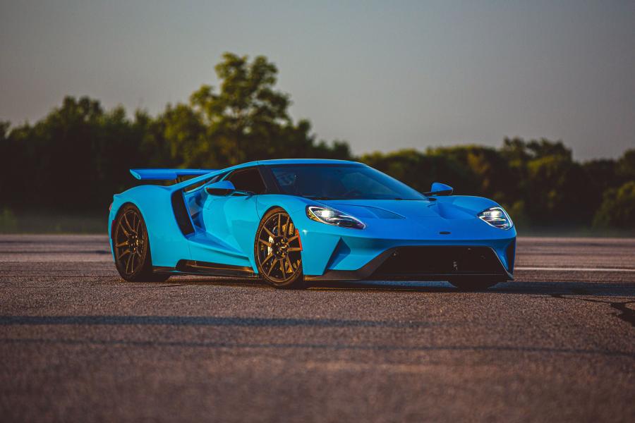  Ford GT Riviera Blue (H040) 2017 года  (фото 1 из 31)